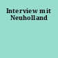 Interview mit Neuholland