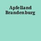 Apfelland Brandenburg