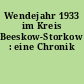 Wendejahr 1933 im Kreis Beeskow-Storkow : eine Chronik