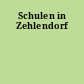 Schulen in Zehlendorf