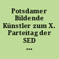 Potsdamer Bildende Künstler zum X. Parteitag der SED : Malerei, Grafik, Plastik ; Staudenhofgalerie Potsdam Am Alten markt 10, 8. Februar - 20. März 1981