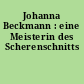 Johanna Beckmann : eine Meisterin des Scherenschnitts