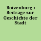 Boizenburg : Beiträge zur Geschichte der Stadt