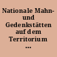 Nationale Mahn- und Gedenkstätten auf dem Territorium des Bezirkes Potsdam