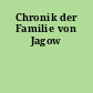 Chronik der Familie von Jagow