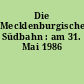 Die Mecklenburgische Südbahn : am 31. Mai 1986