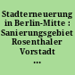 Stadterneuerung in Berlin-Mitte : Sanierungsgebiet Rosenthaler Vorstadt ; Zwischenbilanz und Ausblick