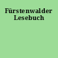 Fürstenwalder Lesebuch