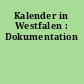 Kalender in Westfalen : Dokumentation