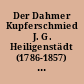 Der Dahmer Kupferschmied J. G. Heiligenstädt (1786-1857) als Dichter