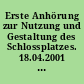Erste Anhörung zur Nutzung und Gestaltung des Schlossplatzes. 18.04.2001 Berliner Rathaus