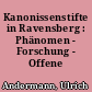 Kanonissenstifte in Ravensberg : Phänomen - Forschung - Offene Fragen