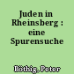 Juden in Rheinsberg : eine Spurensuche