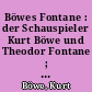 Böwes Fontane : der Schauspieler Kurt Böwe und Theodor Fontane ; ein Lesebuch
