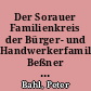 Der Sorauer Familienkreis der Bürger- und Handwerkerfamilien Beßner (Pößner), Gruß, Thiele und Uhlich (Niederlausitz)