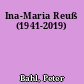 Ina-Maria Reuß (1941-2019)