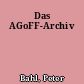 Das AGoFF-Archiv