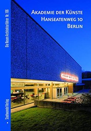 Akademie der Künste : Berlin 1959-60, Hanseatenweg 10