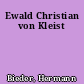 Ewald Christian von Kleist