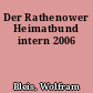 Der Rathenower Heimatbund intern 2006