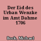Der Eid des Urban Wenzke im Amt Dahme 1706