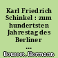 Karl Friedrich Schinkel : zum hundertsten Jahrestag des Berliner Königlichen Schauspielhauses