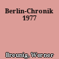Berlin-Chronik 1977