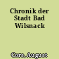 Chronik der Stadt Bad Wilsnack