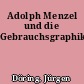 Adolph Menzel und die Gebrauchsgraphik