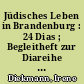 Jüdisches Leben in Brandenburg : 24 Dias ; Begleitheft zur Diareihe 10 6003