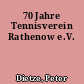 70 Jahre Tennisverein Rathenow e.V.