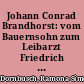Johann Conrad Brandhorst: vom Bauernsohn zum Leibarzt Friedrich Wilhelms I.