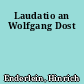 Laudatio an Wolfgang Dost