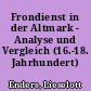Frondienst in der Altmark - Analyse und Vergleich (16.-18. Jahrhundert)