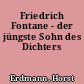 Friedrich Fontane - der jüngste Sohn des Dichters