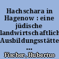 Hachschara in Hagenow : eine jüdische landwirtschaftliche Ausbildungsstätte in Mecklenburg im zeitgeschichtlichen Kontext 1933-1935 betrachtet