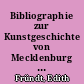 Bibliographie zur Kunstgeschichte von Mecklenburg und Vorpommern
