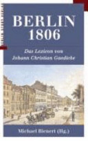 Berlin 1806 : das Lexicon