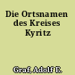 Die Ortsnamen des Kreises Kyritz