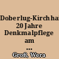 Doberlug-Kirchhain. 20 Jahre Denkmalpflege am Schlossbezirk Doberlug