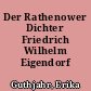 Der Rathenower Dichter Friedrich Wilhelm Eigendorf