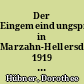 Der Eingemeindungsprozess in Marzahn-Hellersdorf 1919 bis Mitte der 1920er Jahre