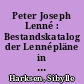 Peter Joseph Lenné : Bestandskatalog der Lennépläne in der Plankammer der Staatlichen Schlösser und Gärten Potsdam-Sanssouci