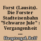 Forst (Lausitz). Die Forster Stadteisenbahn "Schwarze Jule" : Vergangenheit und Zukunft einer Eisenbahnlegende