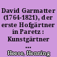 David Garmatter (1764-1821), der erste Hofgärtner in Paretz : Kunstgärtner oder Praktiker?