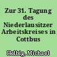 Zur 31. Tagung des Niederlausitzer Arbeitskreises in Cottbus