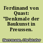 Ferdinand von Quast: "Denkmale der Baukunst in Preussen. Ermland"