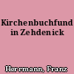 Kirchenbuchfund in Zehdenick