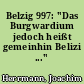 Belzig 997: "Das Burgwardium jedoch heißt gemeinhin Belizi ..."