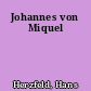 Johannes von Miquel